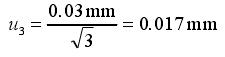 反射板平整度引入的标准不确定度分量 u3计算公式