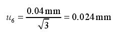 零点测量引入的标准不确定度分量u6计算公式