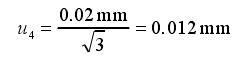 提升装置不稳定引入的标准不确定度分量 u4计算公式